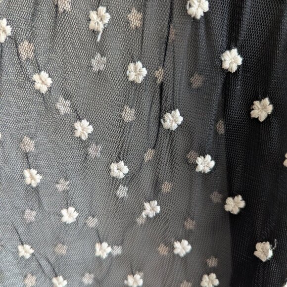 Zara floral mesh corset-style maxi dress - Picture 4 of 6